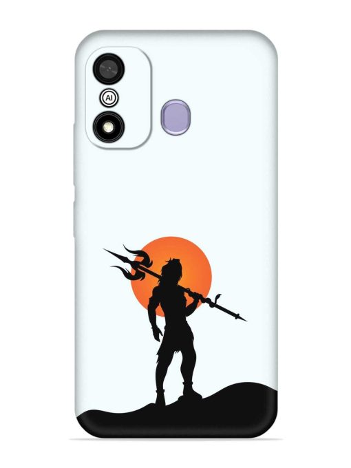 Lord Mahadev Trendy Embossed Soft Silicone Case for Itel A27 Zapvi