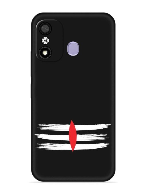 Mahadev Tilak Vector Embossed Soft Silicone Case for Itel A27 Zapvi