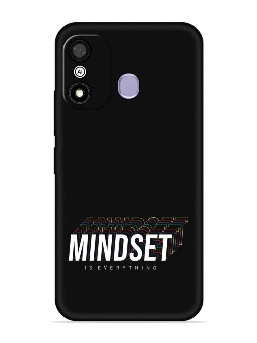 Mindset Everything Slogan Embossed Soft Silicone Case for Itel A27 Zapvi