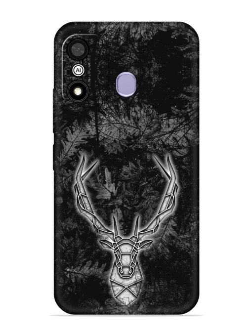 Ancient Deer Embossed Soft Silicone Case for Itel A27 Zapvi