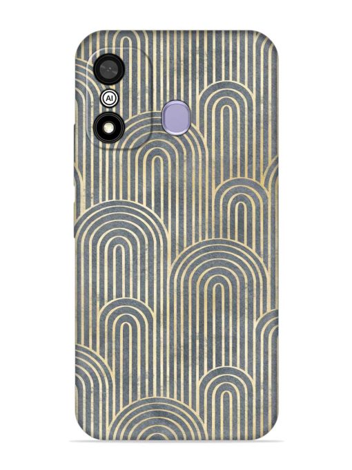 Art Deco Style Embossed Soft Silicone Case for Itel A27 Zapvi