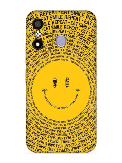 Smiley Embossed Soft Silicone Case for Itel A27