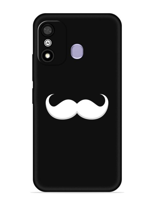 Mustache Vector Embossed Soft Silicone Case for Itel A27