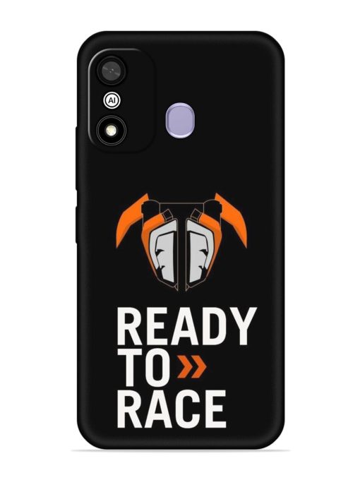 Ready To Race Embossed Soft Silicone Case for Itel A27 Zapvi