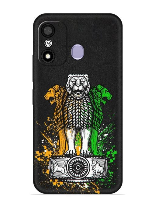 Pillars Of Ashoka Embossed Soft Silicone Case for Itel A27