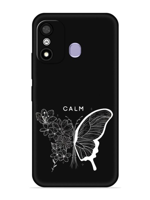 Calm Embossed Soft Silicone Case for Itel A27