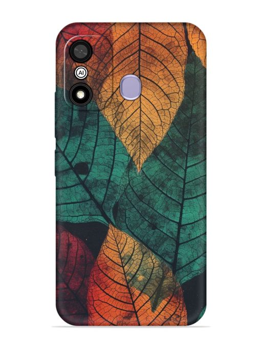 Leaves Artwork Embossed Soft Silicone Case for Itel A27