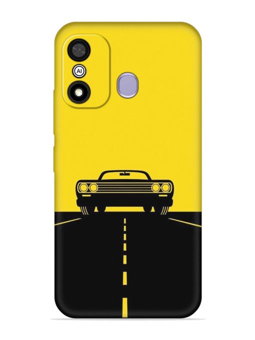 Classic Car Embossed Soft Silicone Case for Itel A27