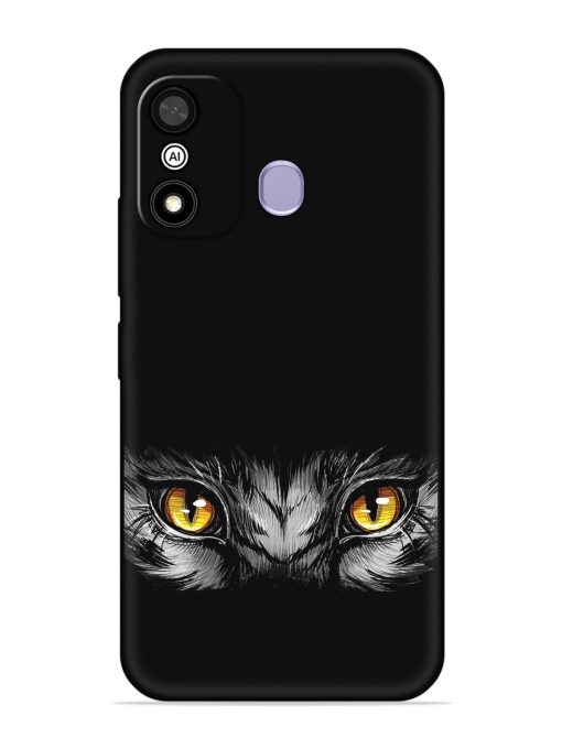 Scary Eye Embossed Soft Silicone Case for Itel A27 Zapvi