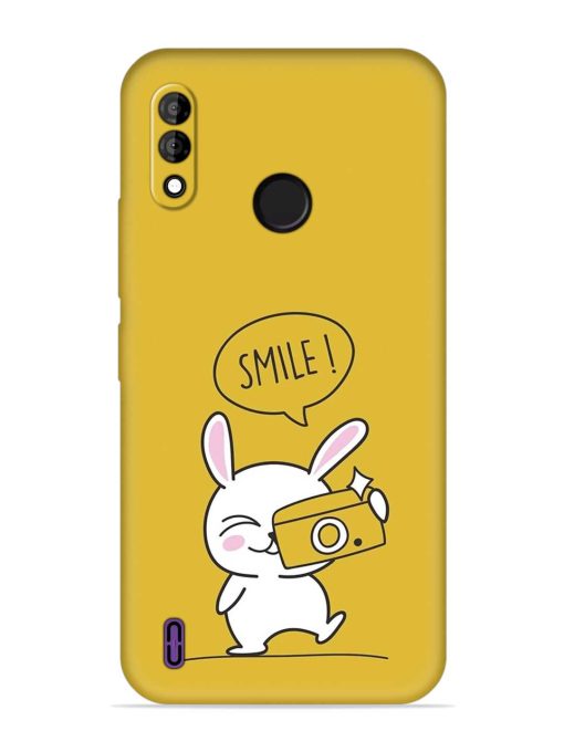 Hey Smile Please Embossed Soft Silicone Case for Itel A47 Zapvi