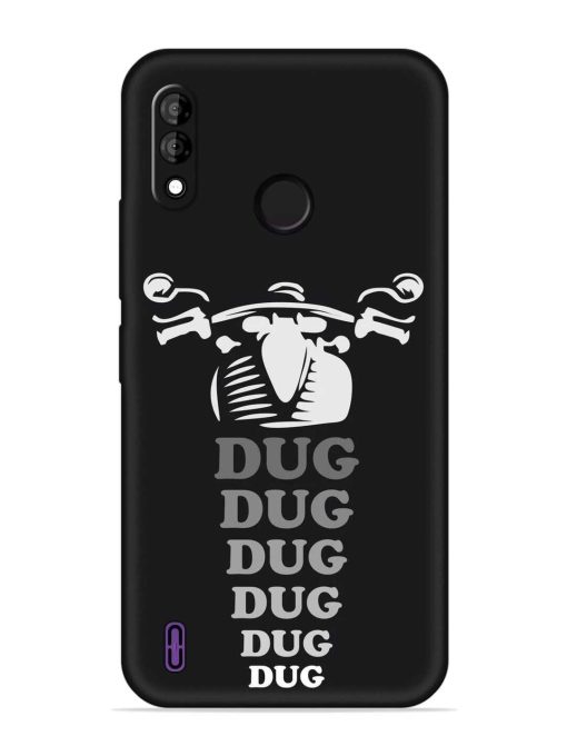 Dug Dug Dug Embossed Soft Silicone Case for Itel A47 Zapvi