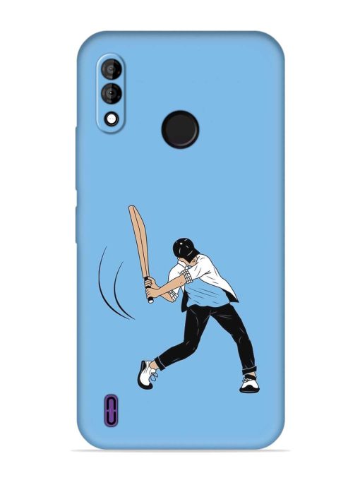 Cricket Gully Boy Embossed Soft Silicone Case for Itel A47 Zapvi