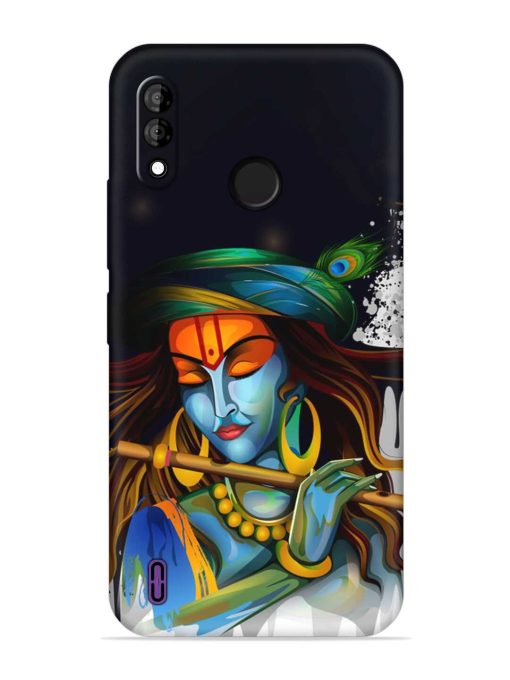 Krishna Art Embossed Soft Silicone Case for Itel A47 Zapvi