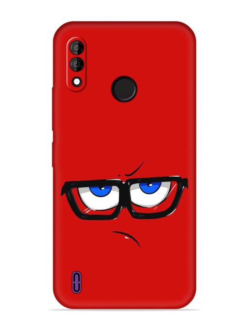 Rad Angry Face Embossed Soft Silicone Case for Itel A47 Zapvi