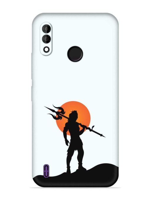 Lord Mahadev Trendy Embossed Soft Silicone Case for Itel A47 Zapvi