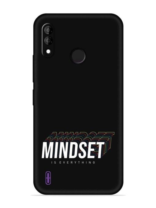 Mindset Everything Slogan Embossed Soft Silicone Case for Itel A47 Zapvi