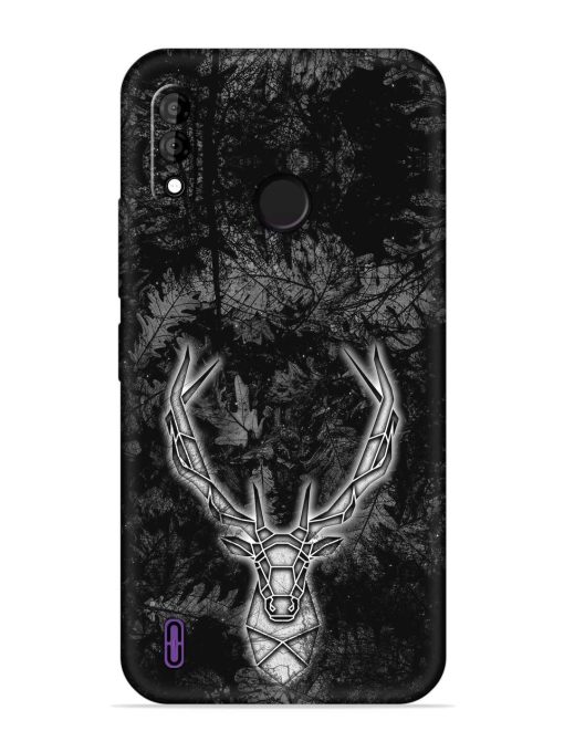 Ancient Deer Embossed Soft Silicone Case for Itel A47 Zapvi