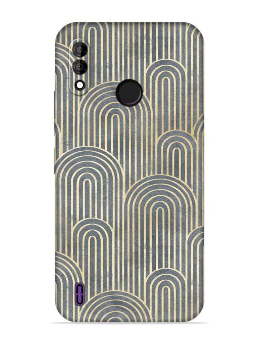 Art Deco Style Embossed Soft Silicone Case for Itel A47 Zapvi