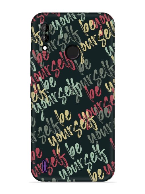 Yourself Seamless Embossed Soft Silicone Case for Itel A47 Zapvi