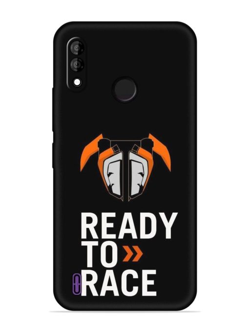 Ready To Race Embossed Soft Silicone Case for Itel A47 Zapvi