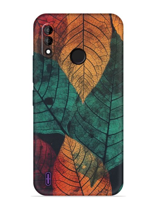 Leaves Artwork Embossed Soft Silicone Case for Itel A47