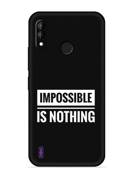 Impossible Is Nothing Embossed Soft Silicone Case for Itel A47