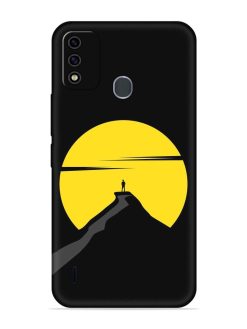 Black Ultra Vector Embossed Soft Silicone Case for Itel A48