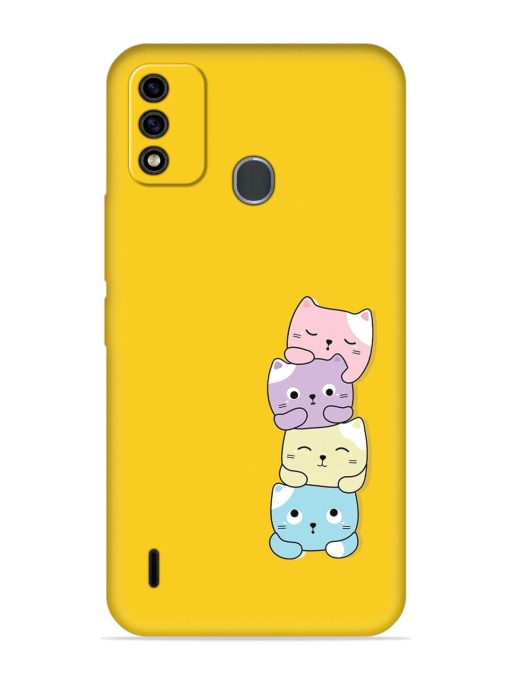 Cartoon Anime Embossed Soft Silicone Case for Itel A48 Zapvi