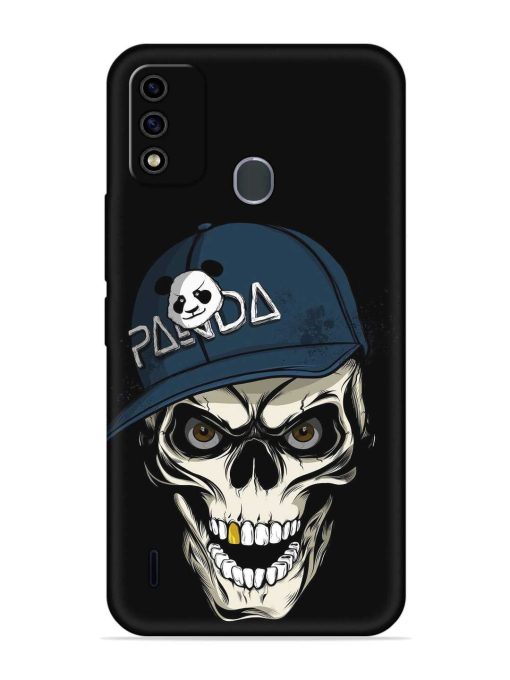 Panda Skull Embossed Soft Silicone Case for Itel A48 Zapvi