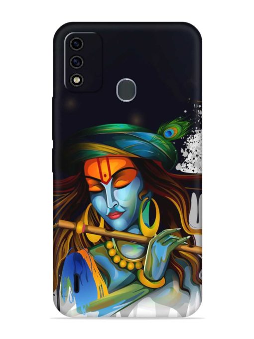 Krishna Art Embossed Soft Silicone Case for Itel A48 Zapvi