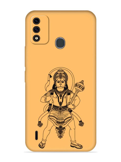 Indian God Hanuman Embossed Soft Silicone Case for Itel A48 Zapvi