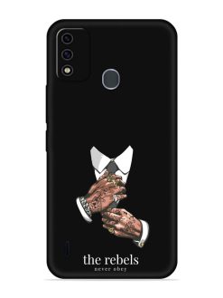 Rebels Slogan Man Embossed Soft Silicone Case for Itel A48