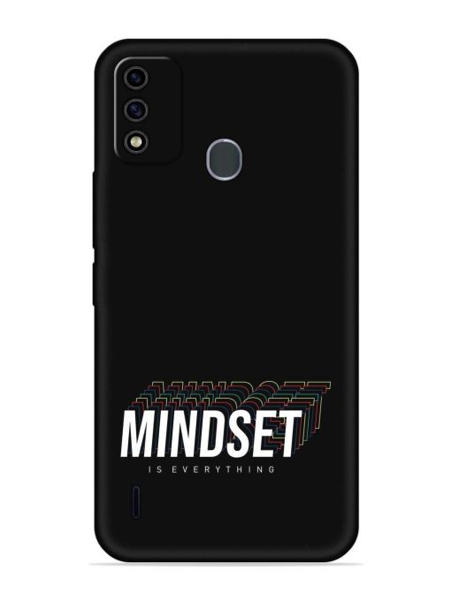 Mindset Everything Slogan Embossed Soft Silicone Case for Itel A48 Zapvi