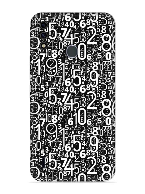 Many Numbers Different Embossed Soft Silicone Case for Itel A48 Zapvi