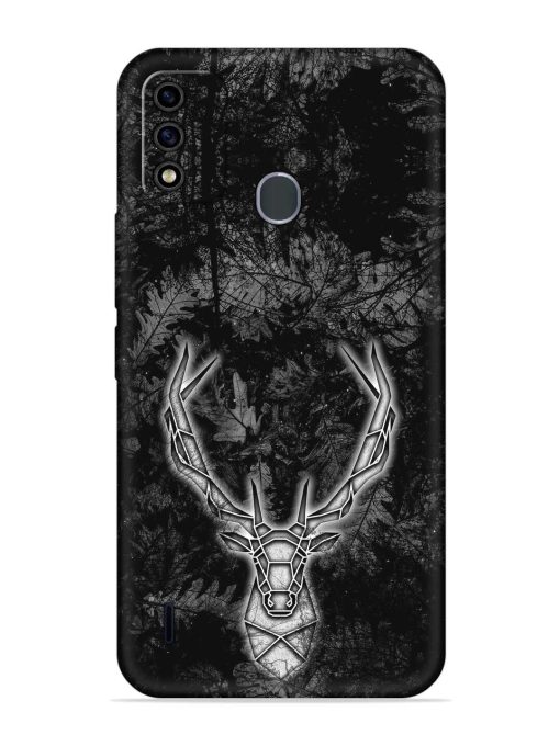 Ancient Deer Embossed Soft Silicone Case for Itel A48 Zapvi