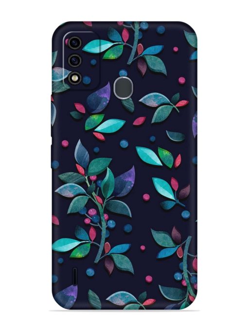 Decorative Watercolor Flower Embossed Soft Silicone Case for Itel A48