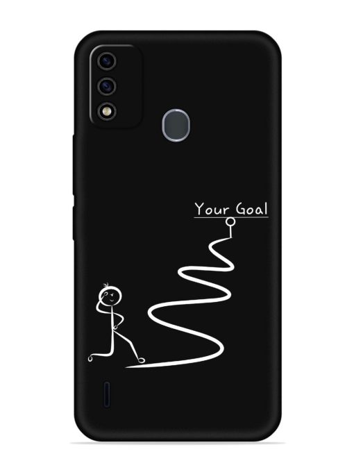 Your Goal Embossed Soft Silicone Case for Itel A48