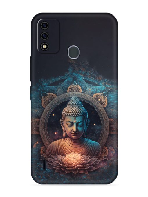 Gautam Buddha Embossed Soft Silicone Case for Itel A48 Zapvi