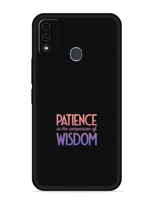 Patience Is The Embossed Soft Silicone Case for Itel A48