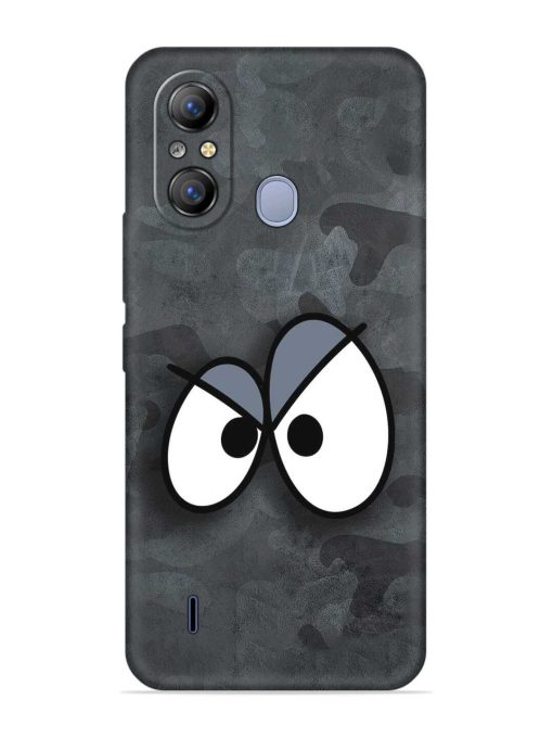 Big Eyes Night Mode Embossed Soft Silicone Case for Itel A49 Zapvi