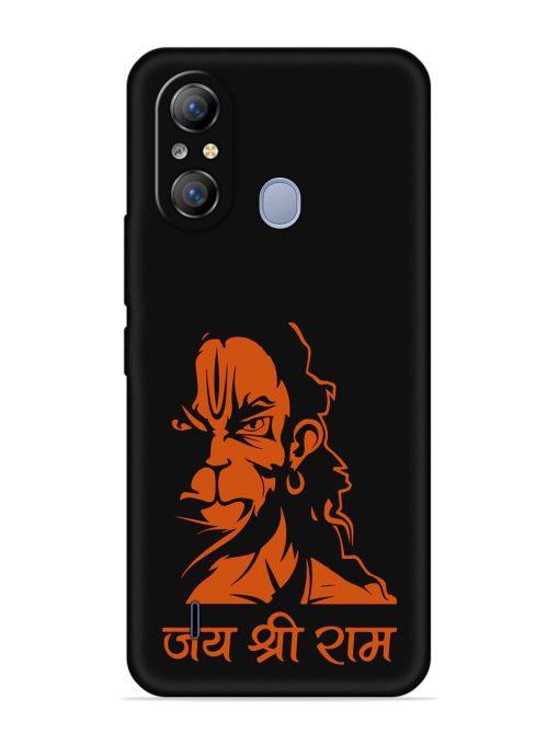 Angry Hanuman Embossed Soft Silicone Case for Itel A49 Zapvi