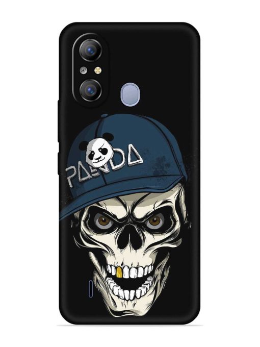 Panda Skull Embossed Soft Silicone Case for Itel A49 Zapvi