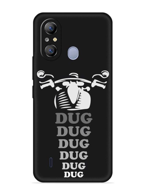 Dug Dug Dug Embossed Soft Silicone Case for Itel A49 Zapvi