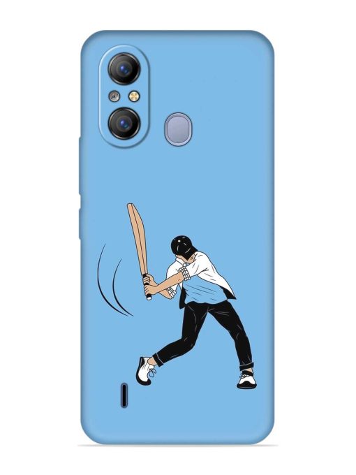 Cricket Gully Boy Embossed Soft Silicone Case for Itel A49 Zapvi