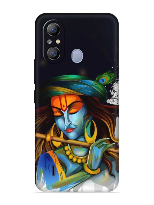 Krishna Art Embossed Soft Silicone Case for Itel A49 Zapvi