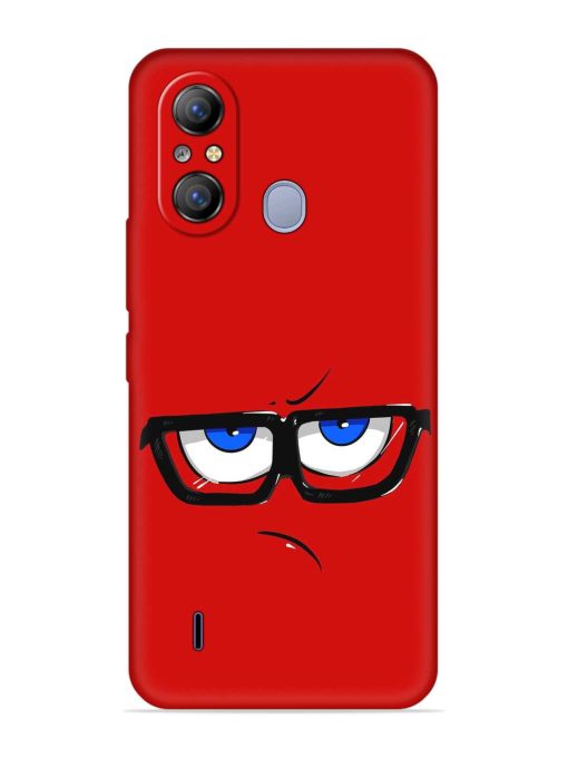 Rad Angry Face Embossed Soft Silicone Case for Itel A49 Zapvi