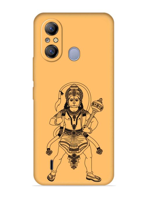 Indian God Hanuman Embossed Soft Silicone Case for Itel A49 Zapvi