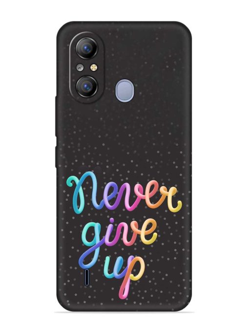 Colorful Stylized Rainbow Embossed Soft Silicone Case for Itel A49 Zapvi