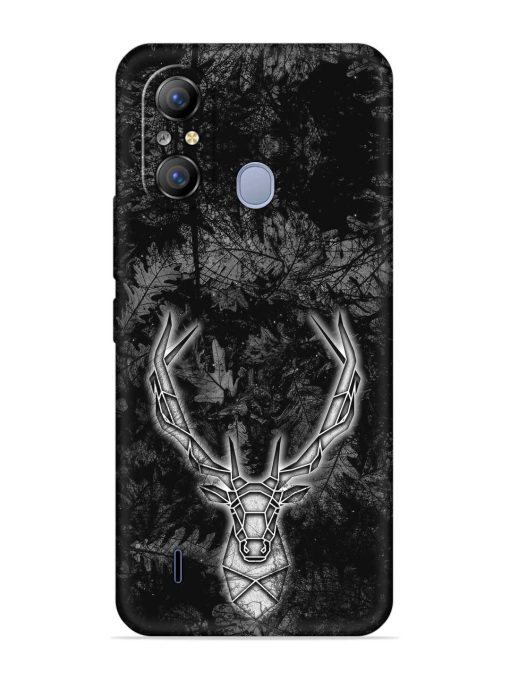 Ancient Deer Embossed Soft Silicone Case for Itel A49 Zapvi