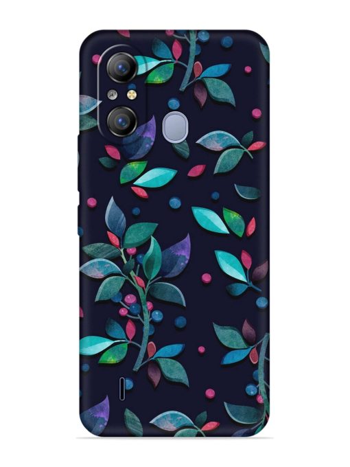 Decorative Watercolor Flower Embossed Soft Silicone Case for Itel A49 Zapvi